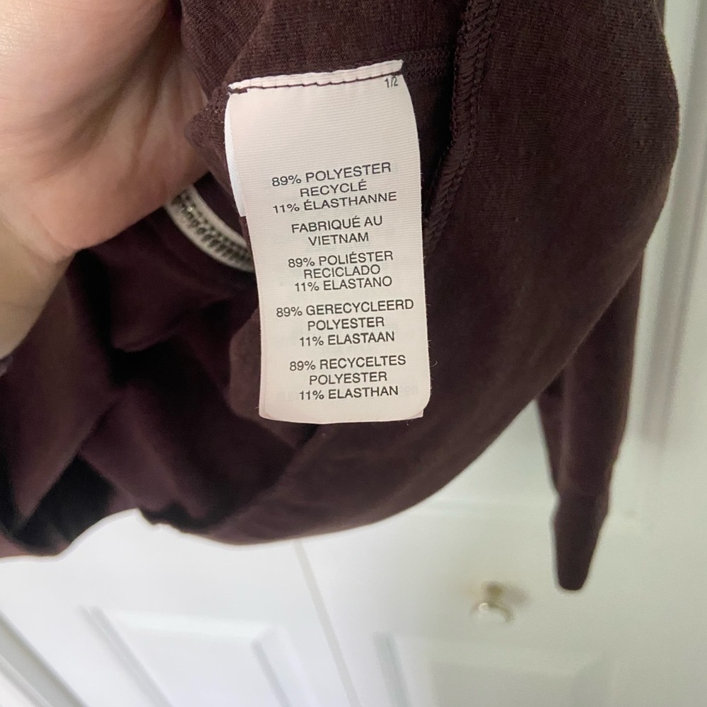 vuori brown halo knit zip up jacket - Picture 4 of 7
